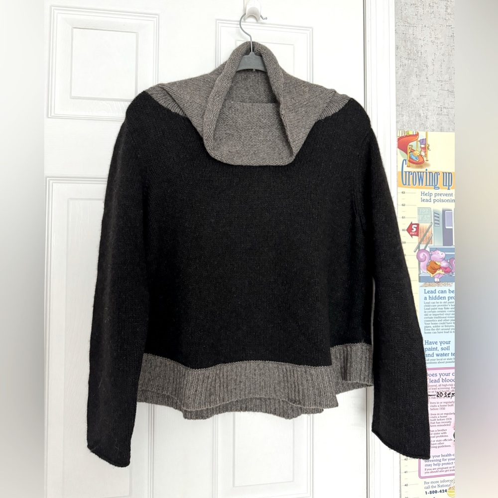 Eileen Fisher Yak wool black Women’s Sweater Medium